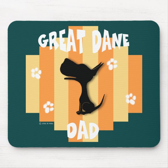 Great danepappa Mousepad Musmatta (Framsidan)