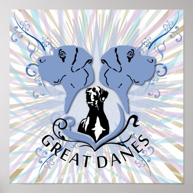 Great Danes affisch (Framsidan)
