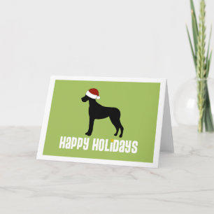 Great daneSanta hatt Helgkort