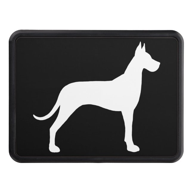 Great daneSilhouette Dragkroksskydd (Framsidan)