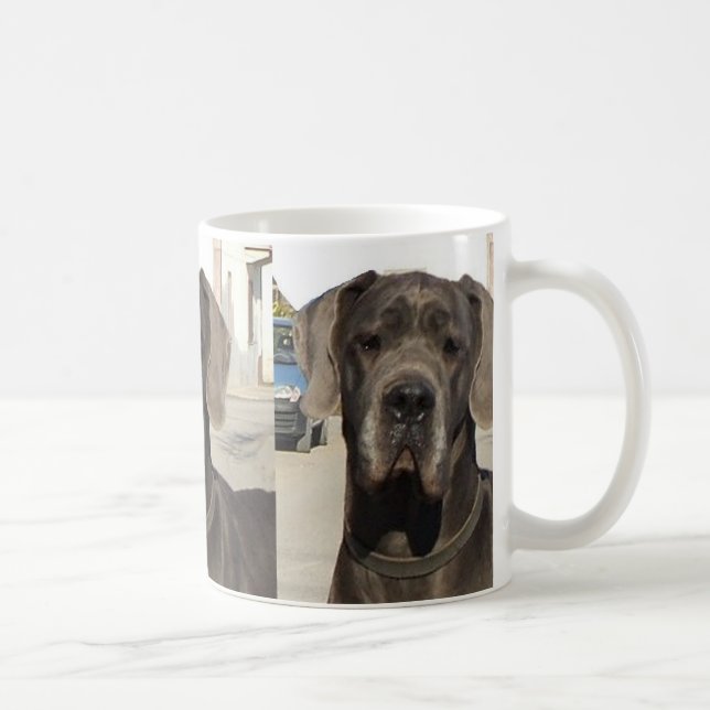 great danesvart kaffemugg (Höger)