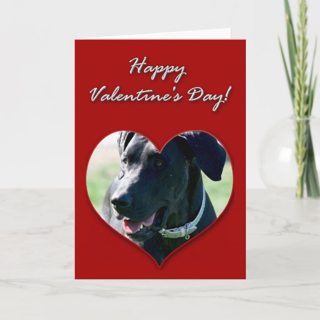 Great danevalentines daykort helgkort (Framsida)