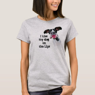 Great danevänner kysser min hund t-shirt