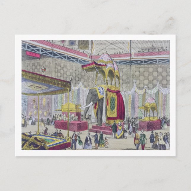 Great Exhibition, 1851: Indiska avdelningen från I Vykort (Framsida)