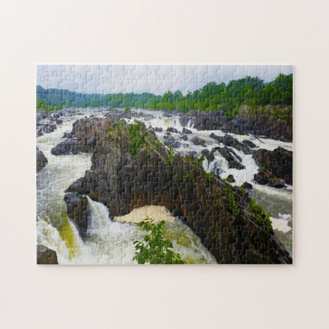 Great Falls Virginia Pussel (Horisontell)