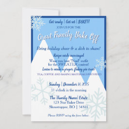 Great Family Bake Off Invitation Inbjudningar