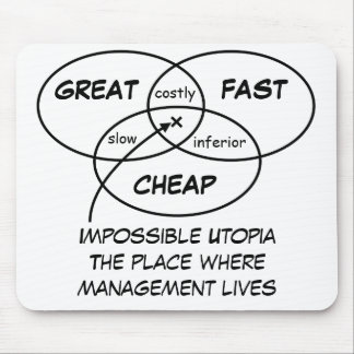 Great Fast Cheap - Mousepad Musmatta