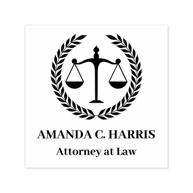 Great for Lawyers, Attorneys, Judges, Law Clerks,  Självfärgande Stämpel (Design)