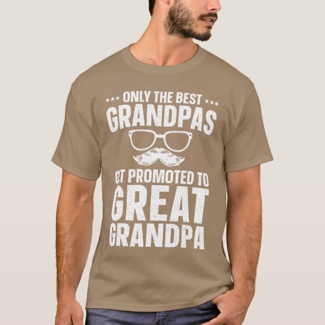 Great Grandpa Art For Dad Men Great Grandparent Gr T Shirt (Framsida)