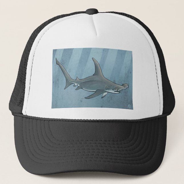 Great hammerhead shark truckerkeps (Framsida)