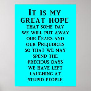 Great Hope 001wht Poster