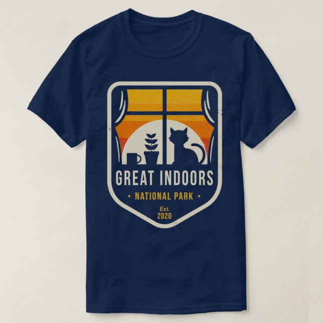 Great Indoors National Park  T Shirt (Design framsida)