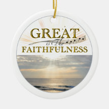 "Great Is Thy Faithfulness" KJV Scripture quote