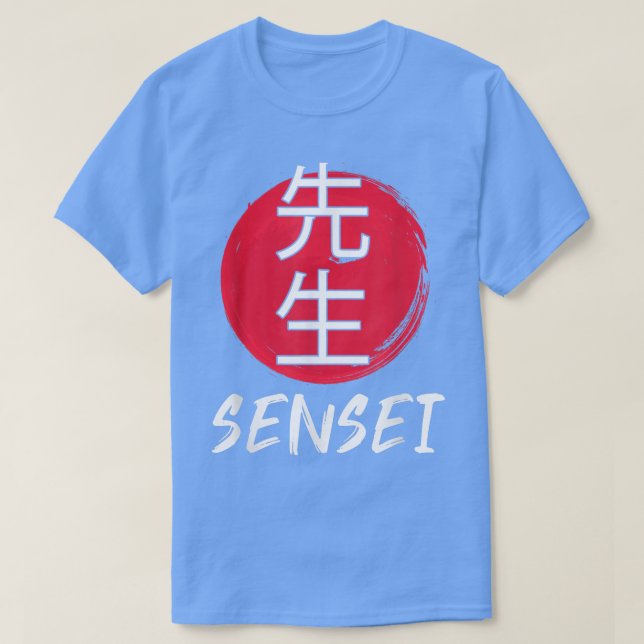 Great Karate Sensei Outfit Japanese Fighting Desig T Shirt (Design framsida)