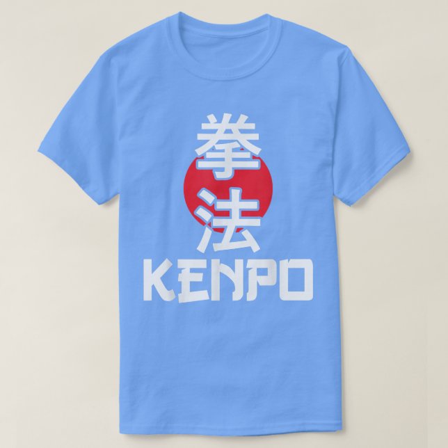 Great Kenpo Karate Design Japanese Lettering Marti T Shirt (Design framsida)