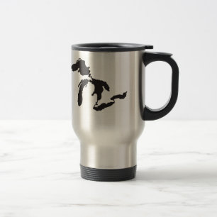Great Lakes anpassningsbarillustration Resemugg