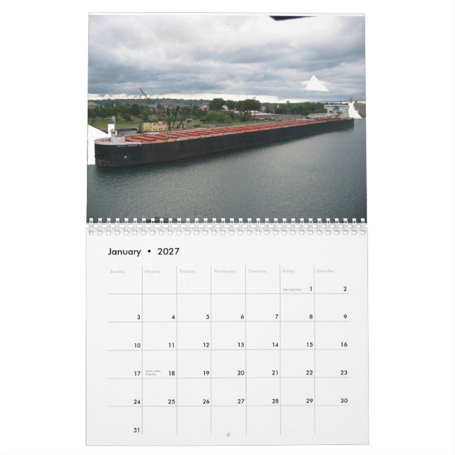 Great Lakes fraktkalender Kalender (Jan 2027)