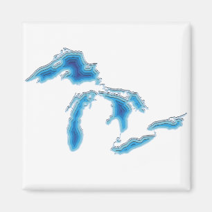 Great Lakes kartadesign Magnet