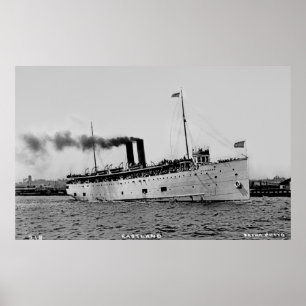 Great Lakes passagerareSteamer Eastland Poster
