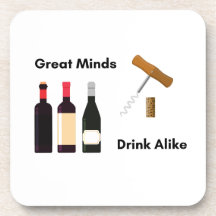 Great Minds Drink Alike på en