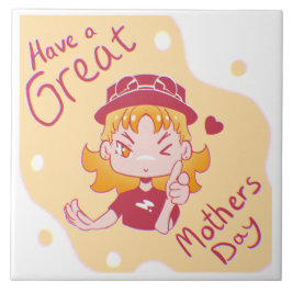 Great Mothers day. Kakelplatta