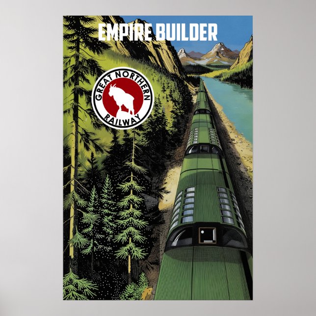Great Northern Railway-affisch Poster (Framsidan)