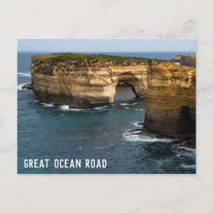 Great Ocean Road Loch Ard Gorge Vrak Australien Vykort