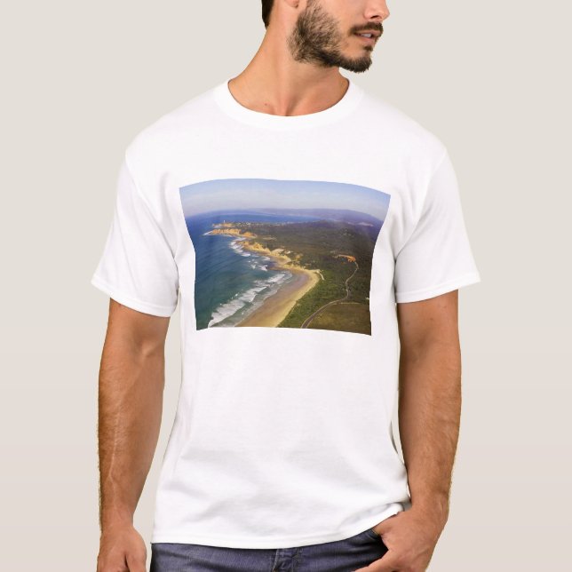 Great Ocean Road och Split Point Lighthouse, T-shirt (Framsida)