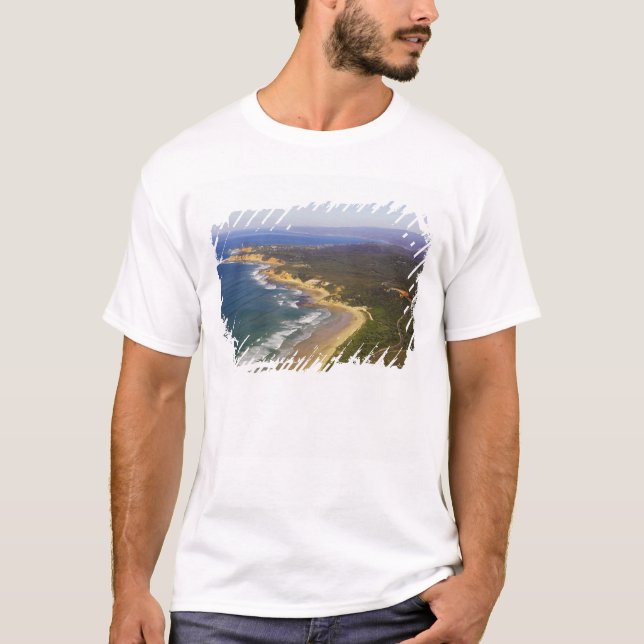 Great Ocean Road och Split Point Lighthouse, T Shirt (Framsida)