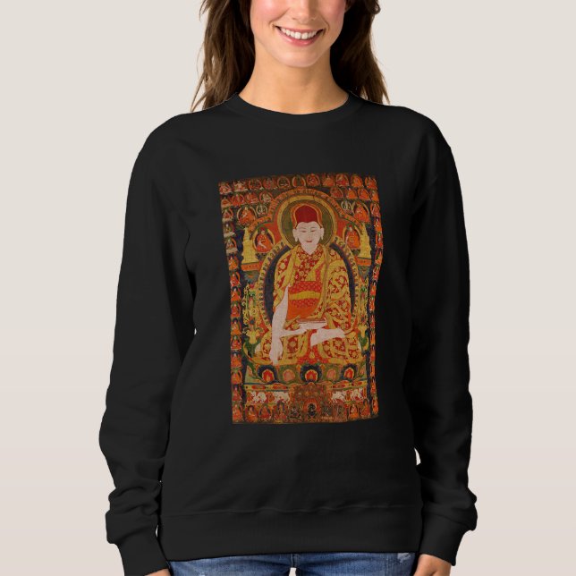 Great One of Ngor Tibetan Buddhist Art T Shirt (Framsida)