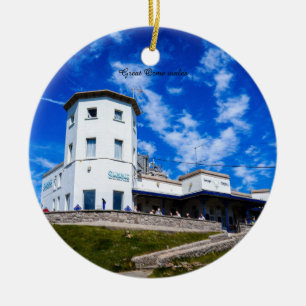 Great Orme Wales. Julgransprydnad Keramik