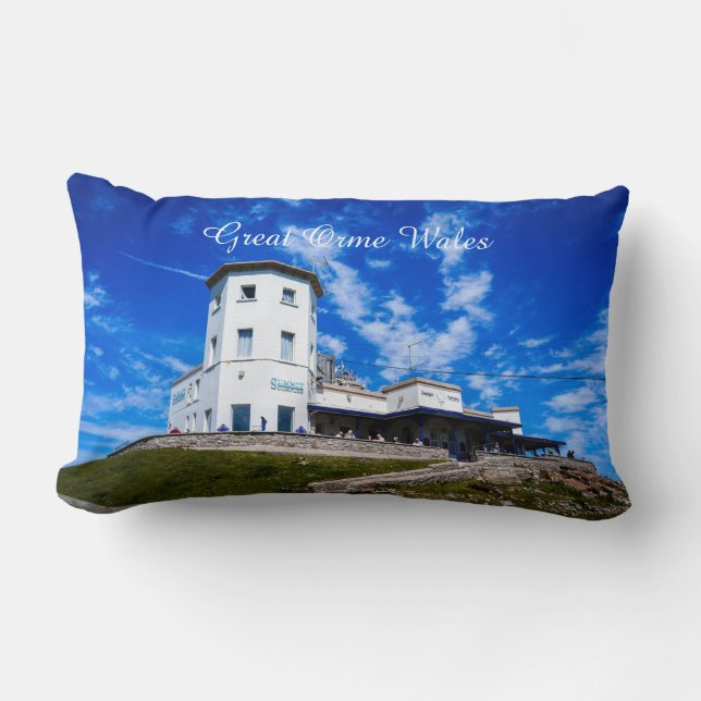 Great Orme Wales. Lumbarkudde (Framsida)