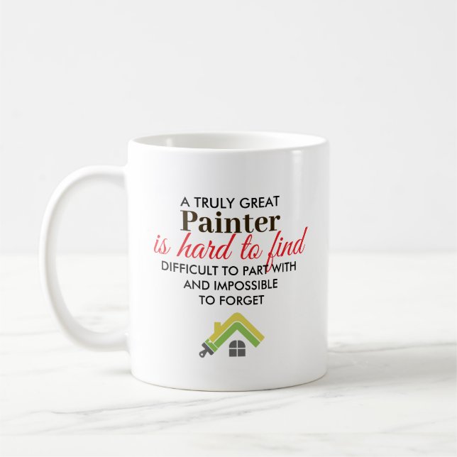 Great Painter Personalized Name Gift Kaffemugg (Vänster)