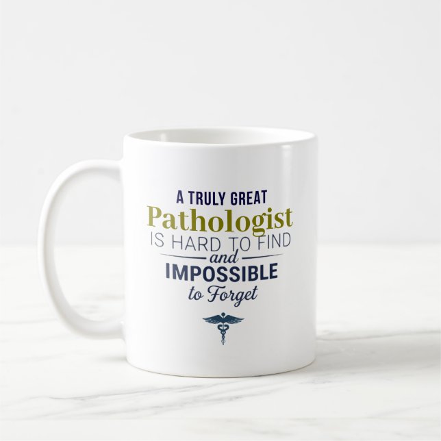 Great Pathologis Personalized Name Gift Coffee Mug Kaffemugg (Vänster)