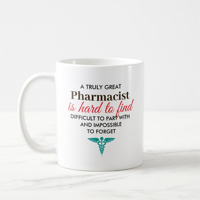 Great Pharmacist Personalized Name Gift Kaffemugg (Vänster)