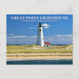 Great Point Lighthouse, Nantucket, MA vykort