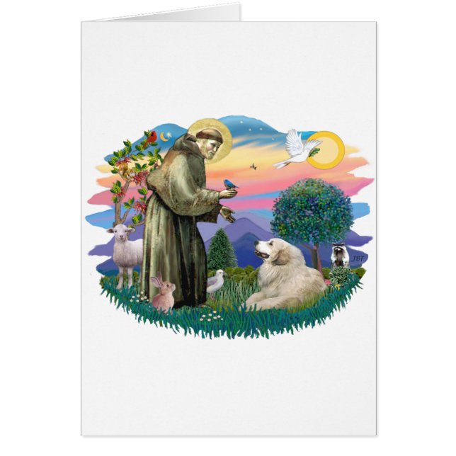 Great Pyrenees (#2) Hälsningskort (Framsidan)