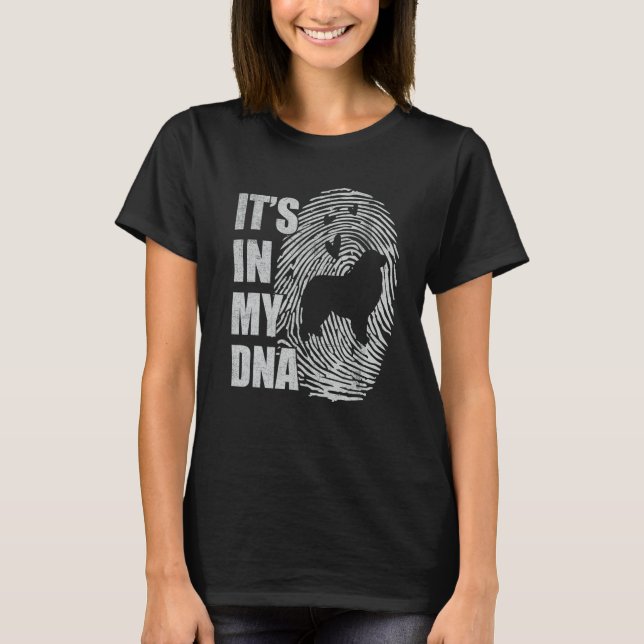 Great Pyrenees DNA Dog Mom Dad Dog T Shirt (Framsida)
