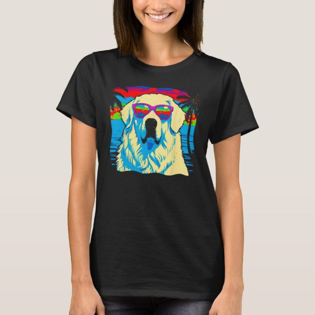 Great Pyrenees Dog Beach T Shirt (Framsida)