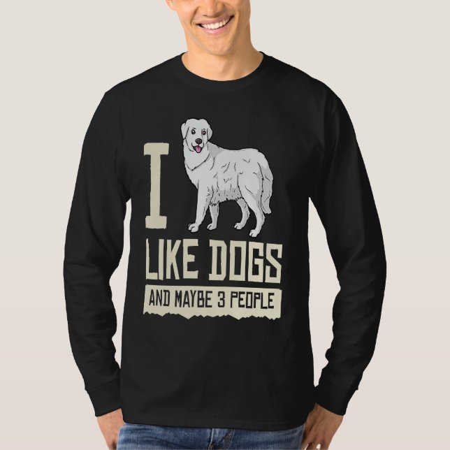 Great Pyrenees Dog Puppies Owner Lover T Shirt (Framsida)
