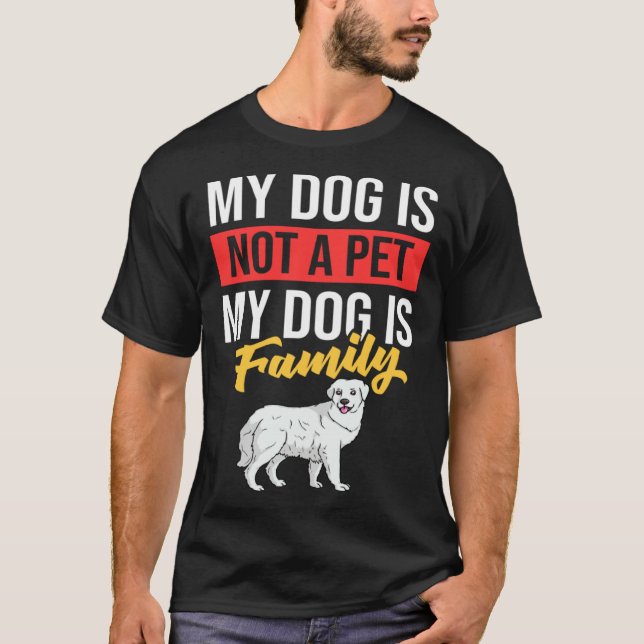Great Pyrenees Dog Puppies Owner T Shirt (Framsida)