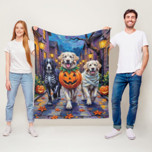 Great Pyrenees Halloweenkostym Fleecefilt