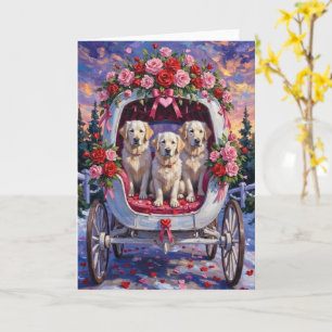 Great Pyrenees Hund Valentine Dag Kort