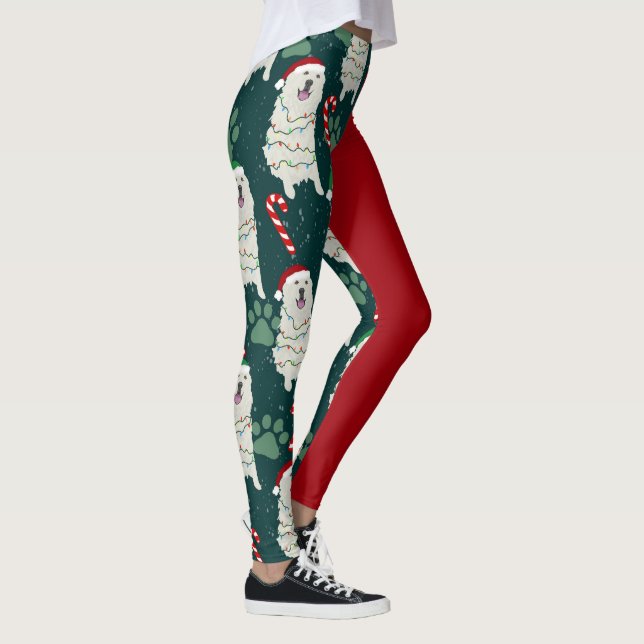 Great Pyrenees jul  Leggings (Höger)