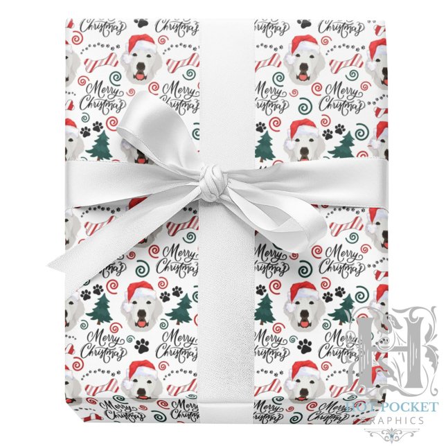Great Pyrenees julklappens omslagspapper Presentpapper (Skapare uppladdad)