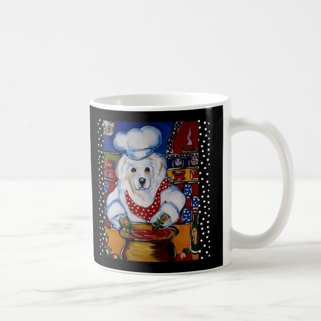 Great Pyrenees-kock Kaffemugg (Höger)