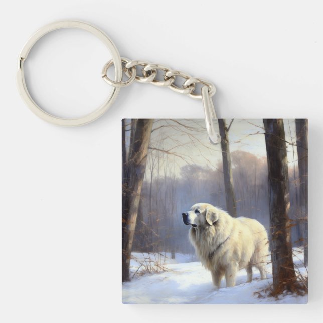 Great Pyrenees Låt det snöa jul (Framsidan)