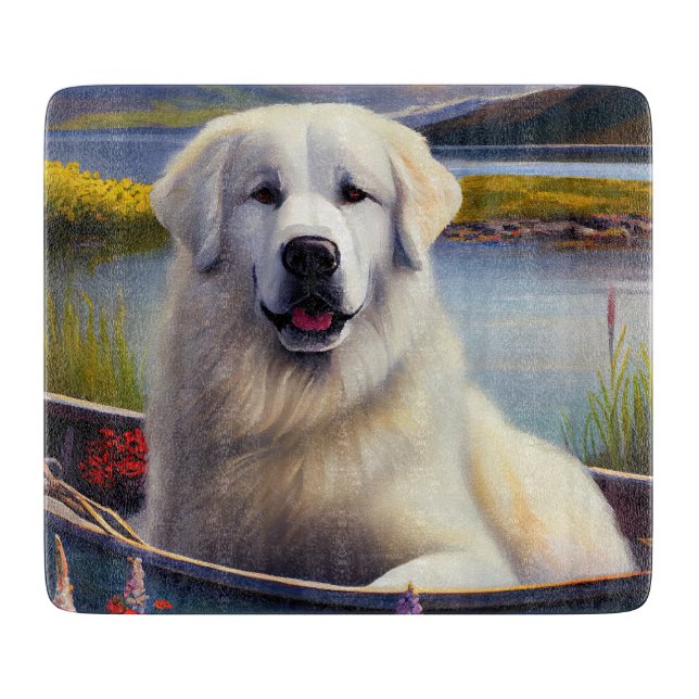 Great Pyrenees på en paddel: Ett naturskönt äventy (Framsidan)