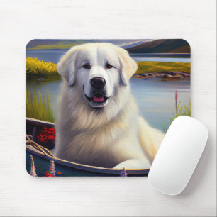 Great Pyrenees på paddel: Ett naturskönt äventyr Musmatta