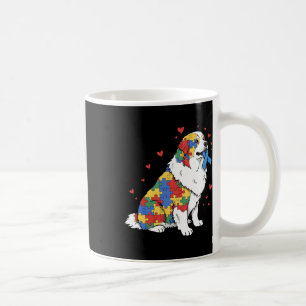 Great Pyrenees Pussel Autism Medvetenhet Autistisk Kaffemugg